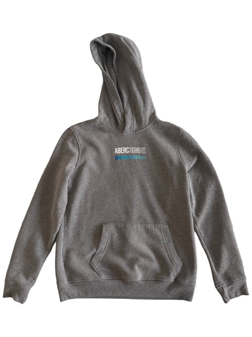 Abercrombie‎ Kids Gray Logo Hoodie Sweatshirt Size 13/14